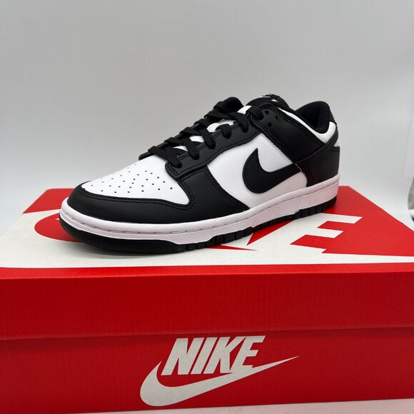 Nike Dunk Low Retro White Black Panda DD1503-101 Women's Sneakers Shoes - Picture 15 of 16